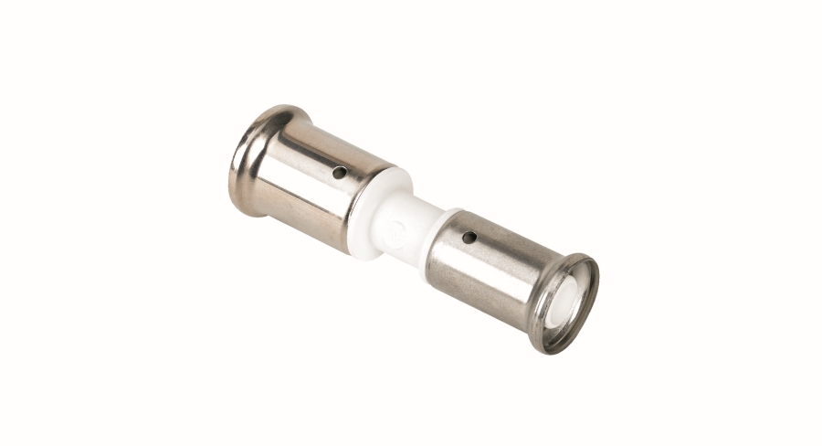 HENCO Муфта переходная, ПВДФ пресс, 32x20 (БЕЛАЯ) 16PKW-3220